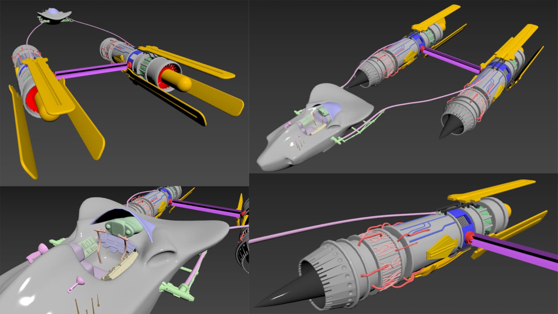 Modeling breakdown in 3ds Max