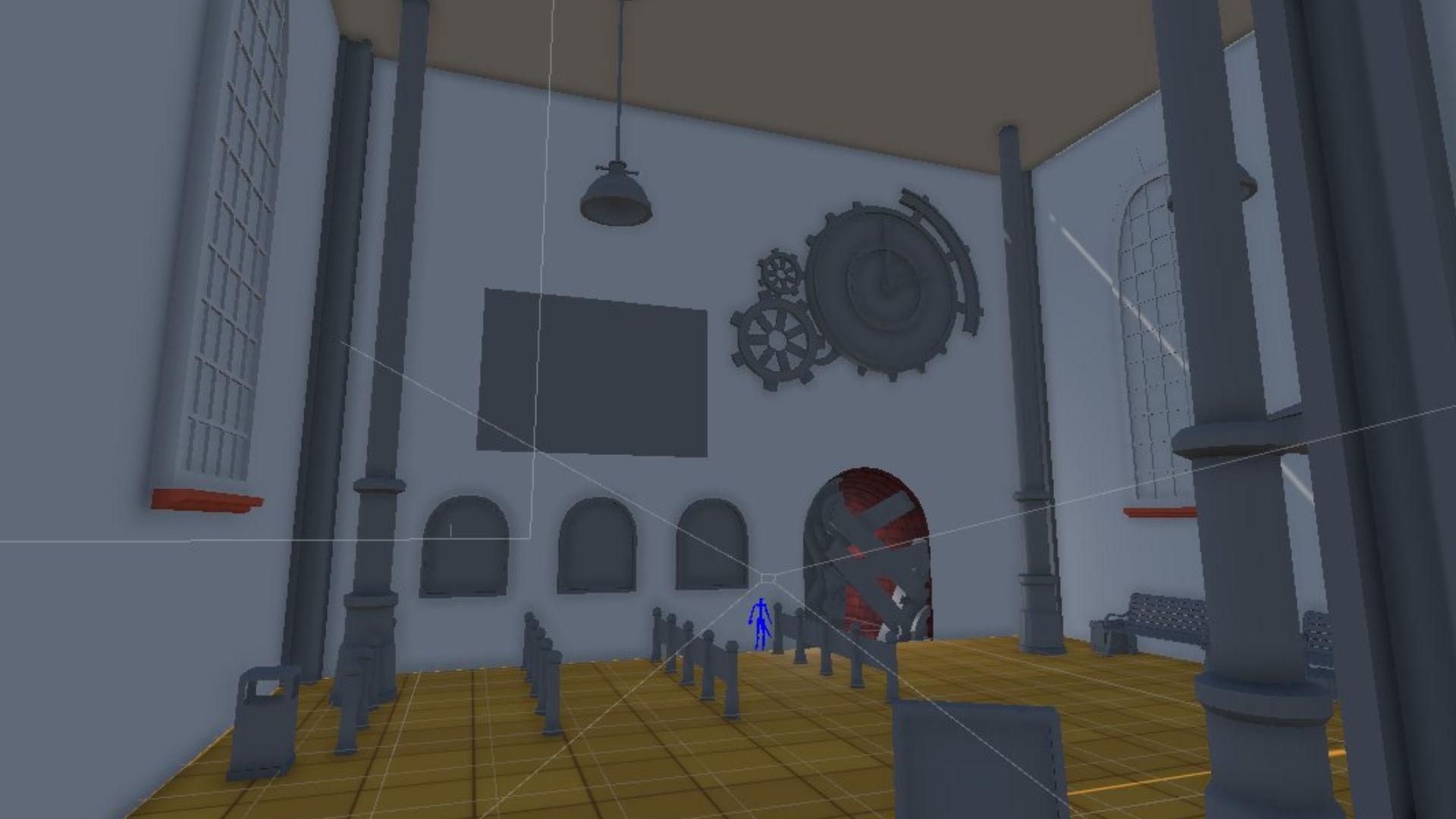 Beta — textured assets filling the bigger map