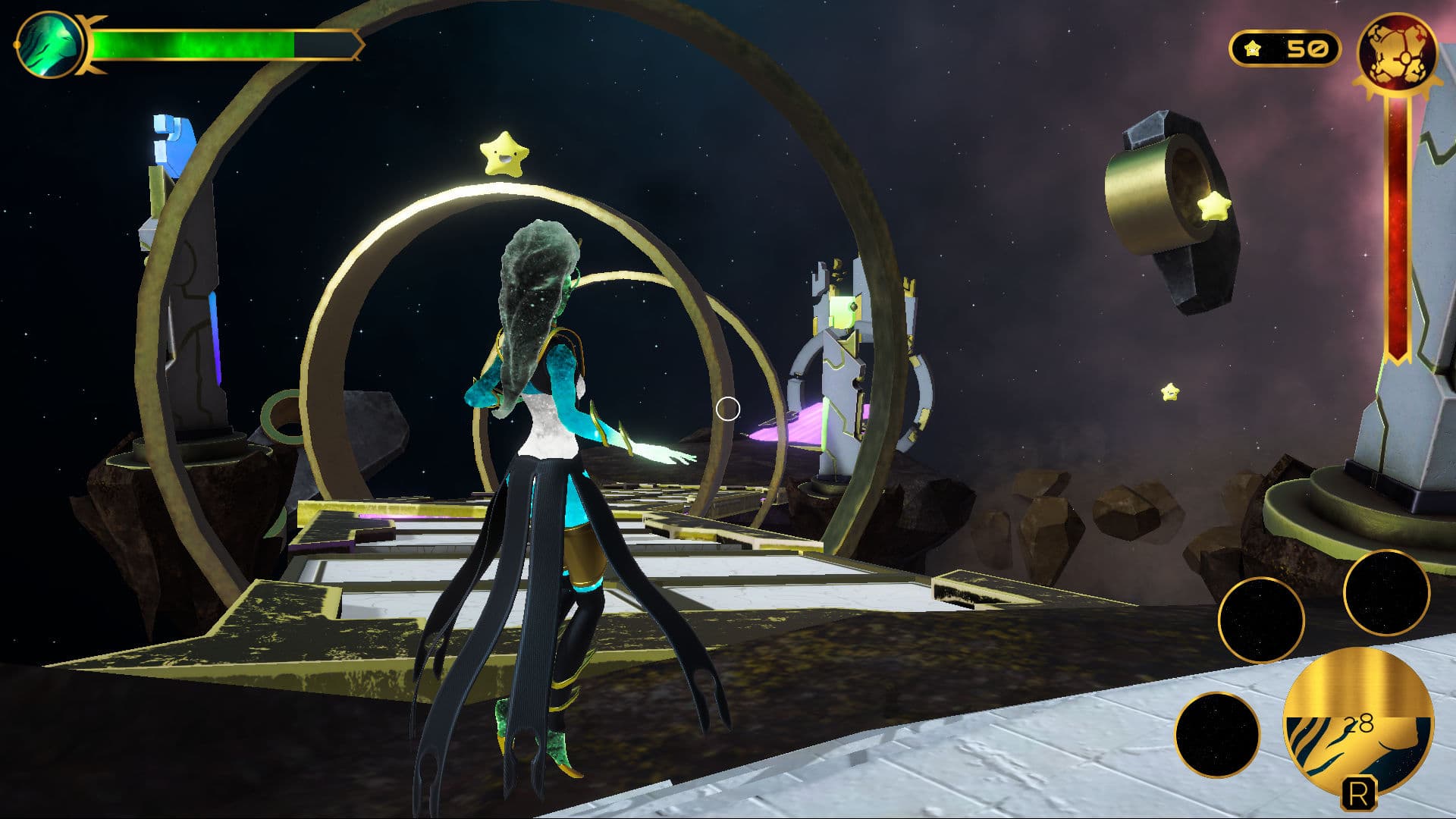In-game — protecting the orb
