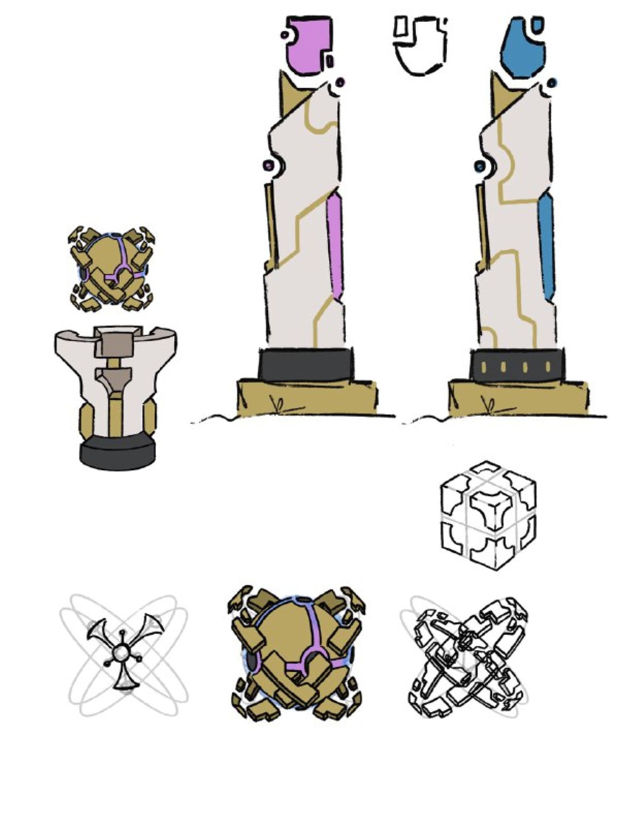 Pillar and prop concepts