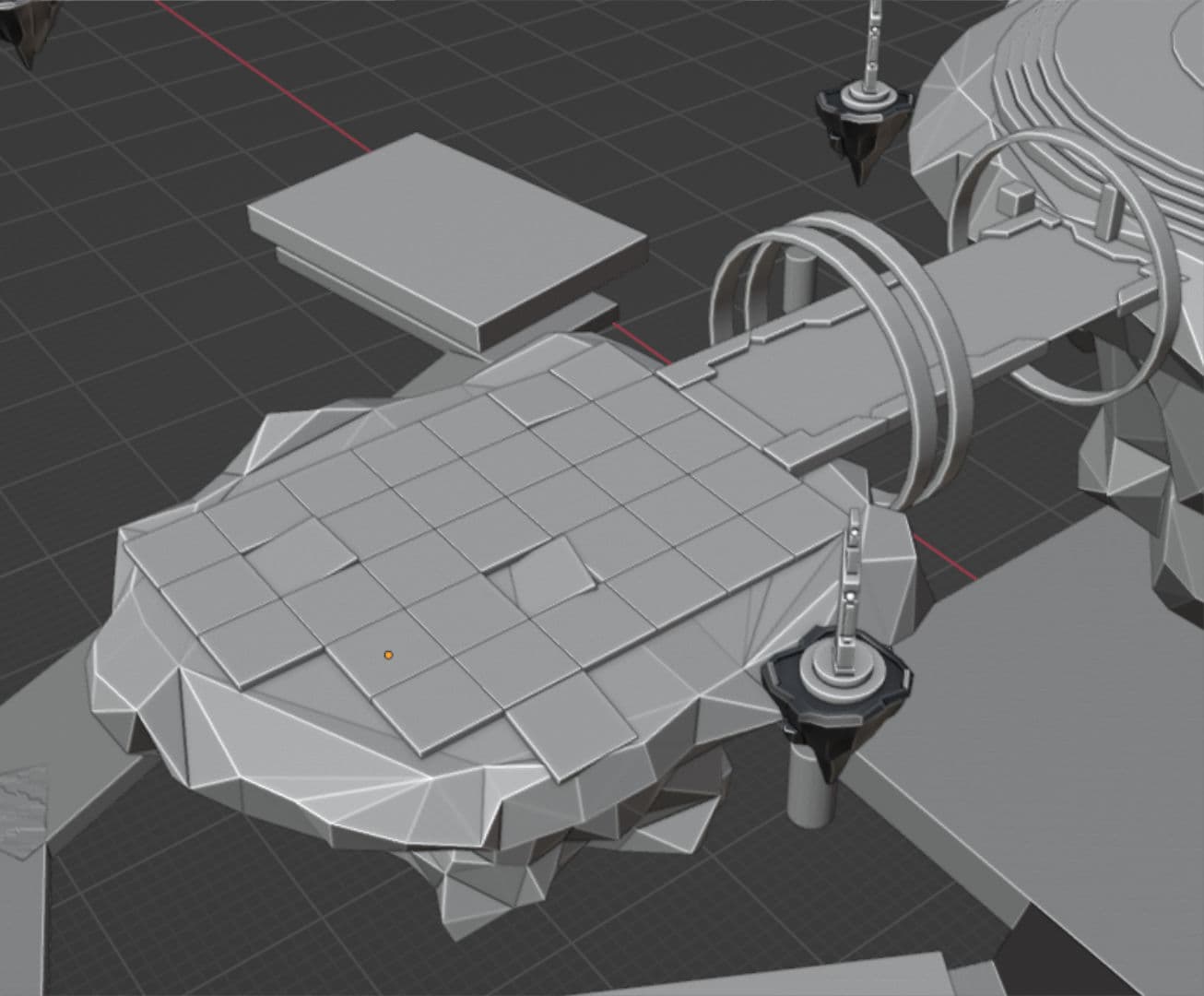 Floating island in Blender