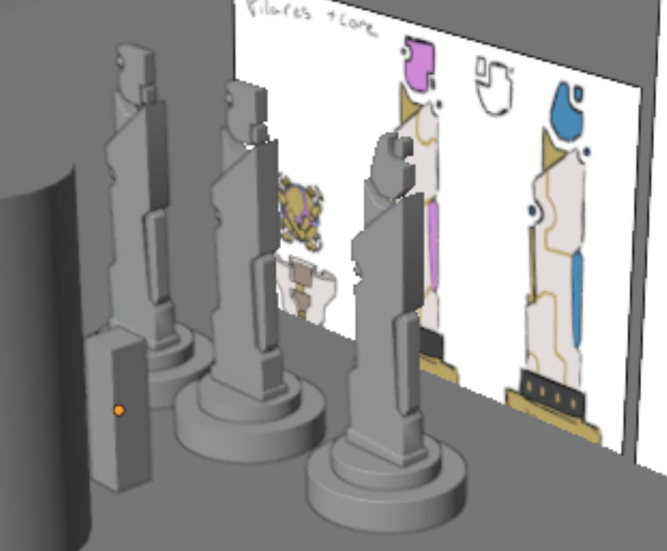 Pillars built from the concepts