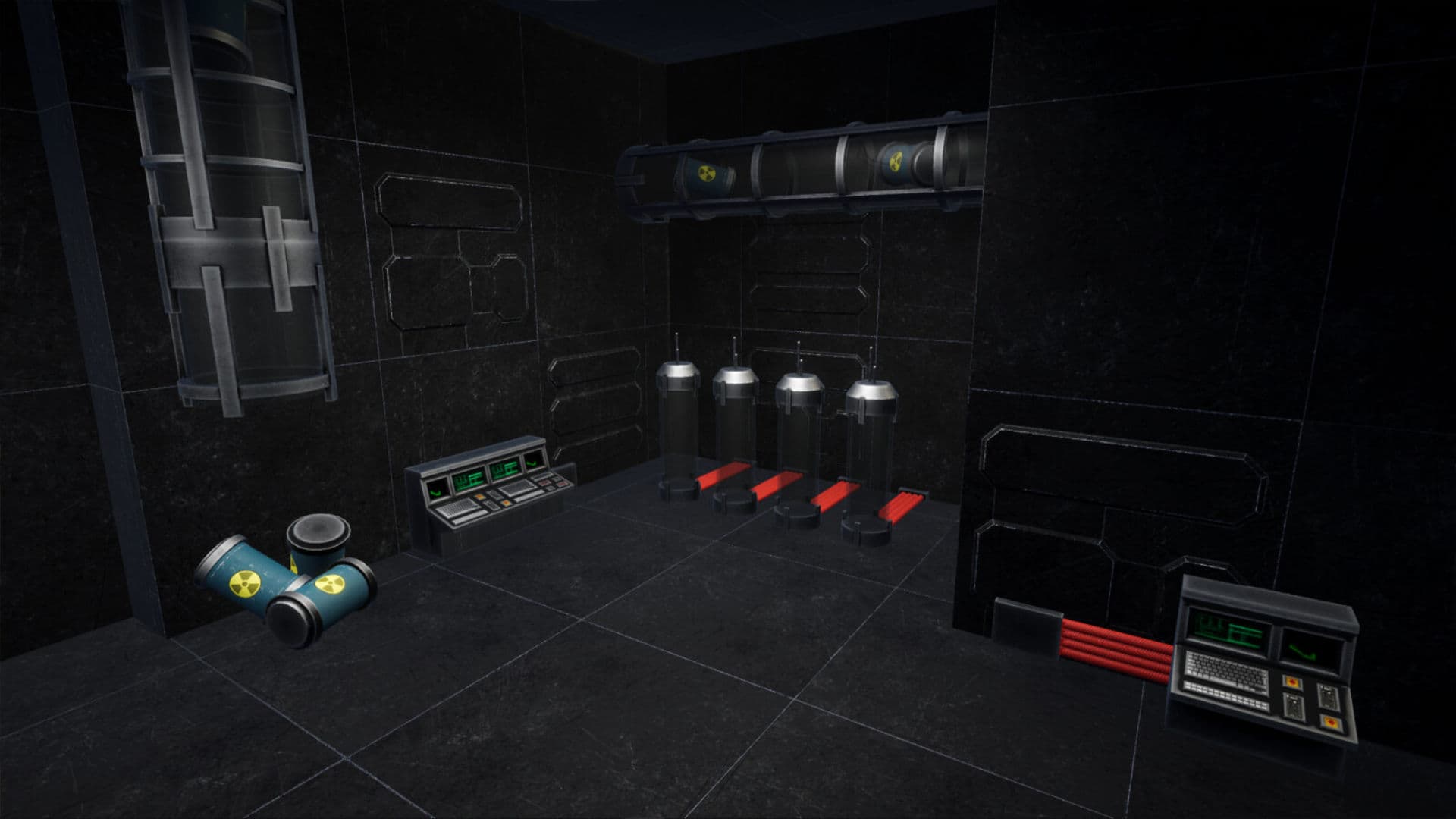 Final render — the lockers