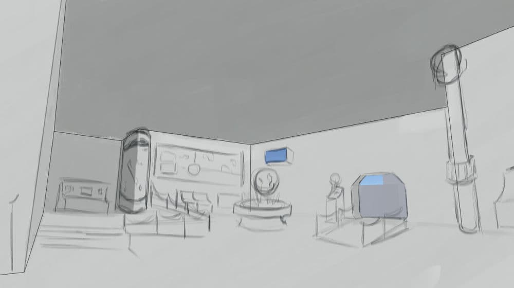 Paintover concept — the storage room