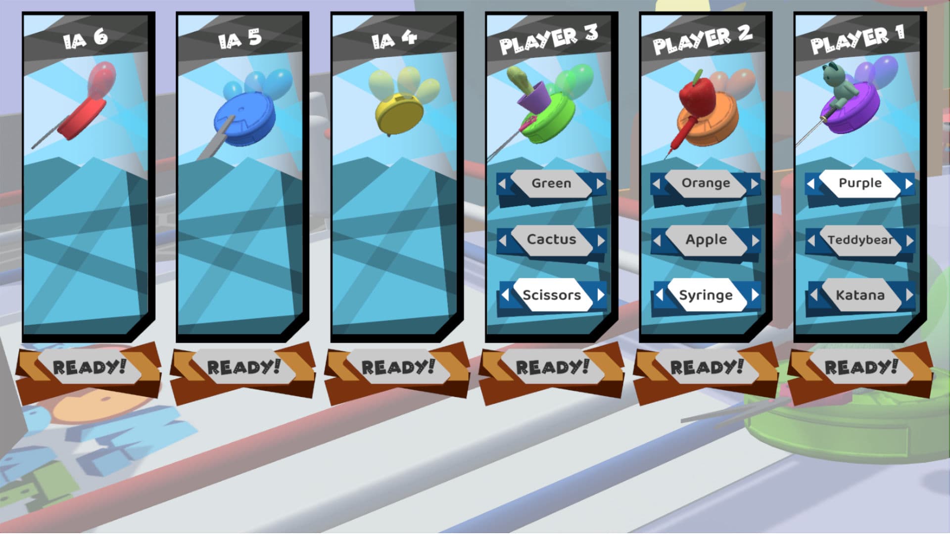 Robot selection and customization