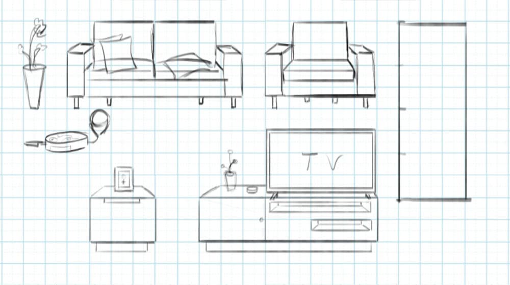 More furniture sketches