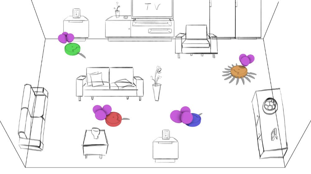 Room layout sketch
