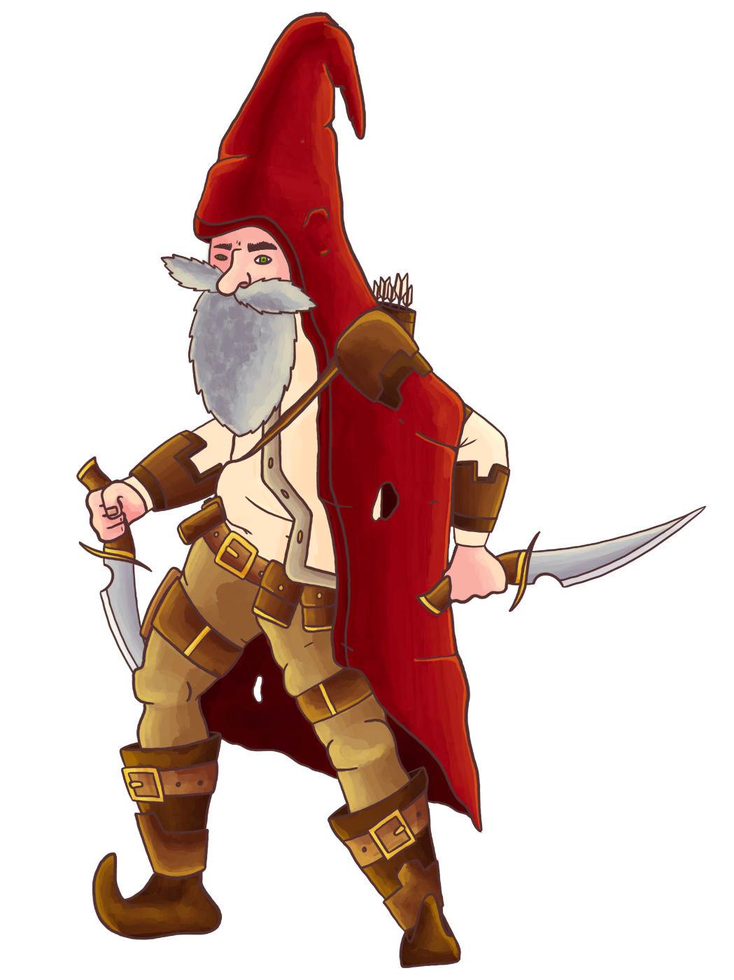 D&D druid gnome — Procreate drawing