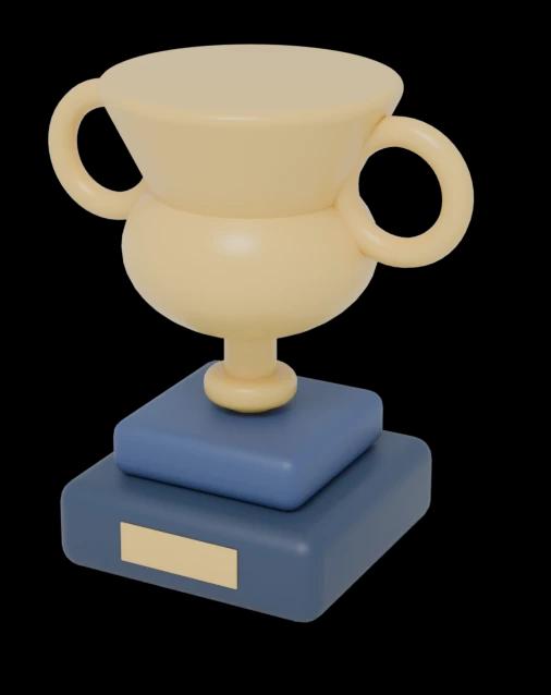 Golden trophy